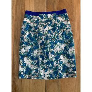 Club Monaco Floral Print Pencil Skirt | Size 2
